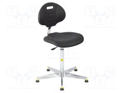 Chair; ESD; Seat dim: 470x440mm; Back dim: 420x320mm; 580÷830mm