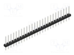 Connector: pin strips; pin header; male; PIN: 25; 2mm; THT; 1x25