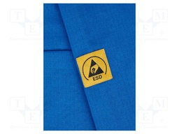 Coat; ESD; L; cotton,polyester,conductive fibers; blue (dark)