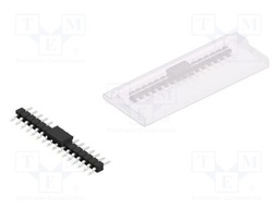 Connector: pin strips; pin header; male; PIN: 16; 2.54mm; SMT; 1x16