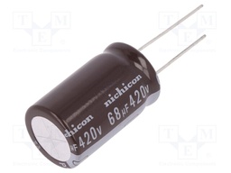 Capacitor: electrolytic; THT; 68uF; 420VDC; Ø18x31.5mm; ±20%; 5000h