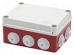 Enclosure: junction box; X: 130.5mm; Y: 170.5mm; Z: 76mm; wall mount