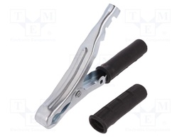 Crocodile clip; 90A; Grip capac: max.25mm; Overall len: 155mm