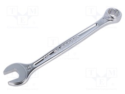 Wrench; combination spanner; 15mm; L: 185mm; satin