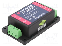 Converter: AC/DC; 20W; Uout: 15VDC; Iout: 667mA; 84%; Series: TML 20