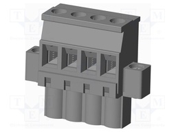 Connector: pluggable terminal block; plug; female; angled 90°