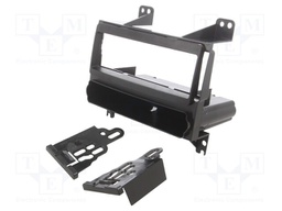 Radio mounting frame; Hyundai; 1 DIN; black