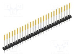 Connector: pin strips; pin header; male; PIN: 26; 2.54mm; THT; 1x26