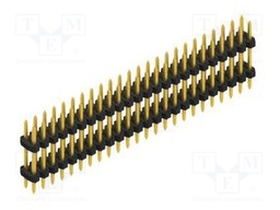 Connector: pin strips; pin header; male; PIN: 48; 2mm; THT; 2x24
