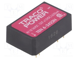 Converter: DC/DC; 6W; Uin: 18÷36V; Uout: 12VDC; Uout2: -12VDC; DIP24