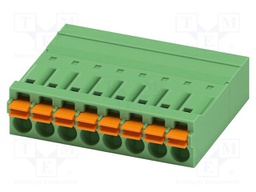 PCB connector, nominal cross section: 1.5 mm2, color: green,