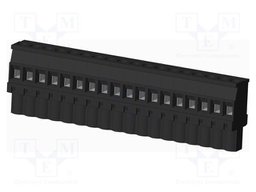 Connector: pluggable terminal block; plug; female; angled 90°