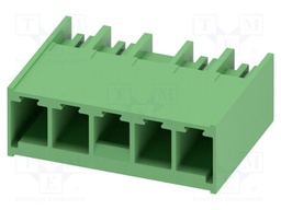 PCB headers, nominal cross section: 6 mm?, color: black, nom
