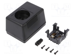 Enclosure: for power supplies; without earthing; X: 65mm; Y: 90mm