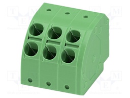 PCB connector, nominal cross section: 2.5 mm?, color: green,