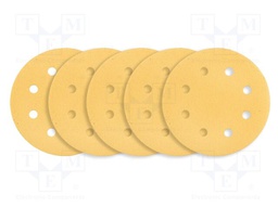 Cleaning cloth: sandpaper; Granularity: 120; Mounting: bur; Ø180mm