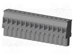 Connector: pluggable terminal block; plug; female; angled 90°