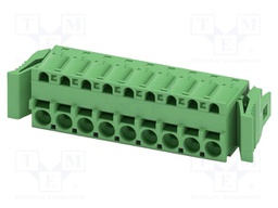 PCB connector, nominal cross section: 2.5 mm2, color: green,
