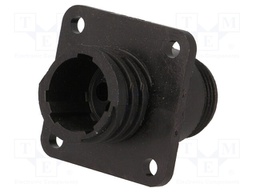 Socket; male; PIN: 4; w/o contacts; CPC Series 1; Case: size 11