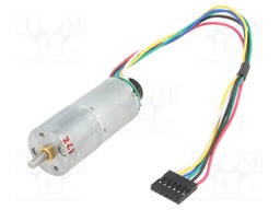 Motor: DC; with gearbox; HP; 6VDC; 6.5A; Shaft: D spring; 56rpm