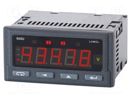 Meter; digital; LED; 96x48x93mm; Features: lack of unit; 200g