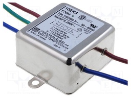 Filter: anti-interference; 250VAC; Ioper.max: 10A; Leads: cables