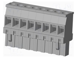 Connector: pluggable terminal block; plug; female; angled 90°