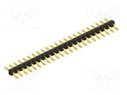 Connector: pin strips; pin header; male; PIN: 23; 2.54mm; SMT; 1x23