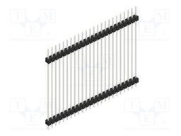 Connector: pin strips; pin header; male; PIN: 24; 2.54mm; THT; 1x24