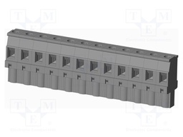 Connector: pluggable terminal block; plug; female; angled 90°