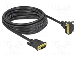 Cable; DVI-D (24+1) plug,DVI-D (24+1) plug 90° up/down; Len: 5m