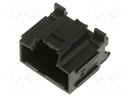 STAC64 VERT HDR 20 CKT BLK POL A TRAY