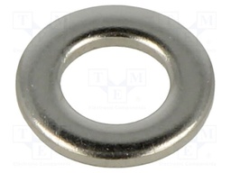 Washer; round; M5; D=10mm; h=1mm; A4 stainless steel; DIN 125A