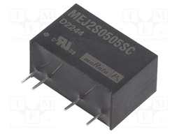 Converter: DC/DC; 2W; Uin: 4.5÷5.5V; Uout: 5VDC; Iout: 400mA; SIP