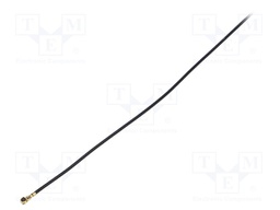 Cable: coaxial; U.FL,both sides; female; angled 90°; female; 0.5m