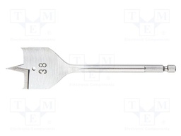 Drill bit; for wood; Ø: 38mm; L: 152mm; Blade tip shape: shovel