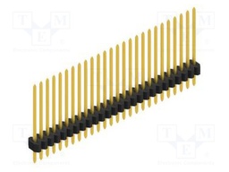 Connector: pin strips; pin header; male; PIN: 26; 1.27mm; THT; 1x26
