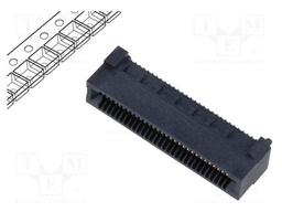 Connector: PCB to PCB; female; PIN: 60; 0.8mm; HSEC8; gold-plated