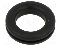 Grommet; black; UL94HB; TPR