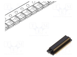 Connector: PCB to PCB; female; PIN: 40; 0.5mm; H: 2.7mm; gold-plated