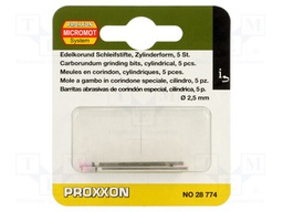 Grindingstone; Ø: 2.5mm; Ø: 2.35mm; 5pcs.