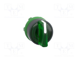 Switch: rotary; Stabl.pos: 2; 22mm; green; Illumin: LED; IP66; Pos: 3