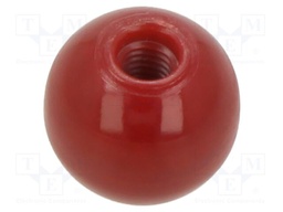 Ball knob; Ø: 10mm; Int.thread: M3; duroplast PF