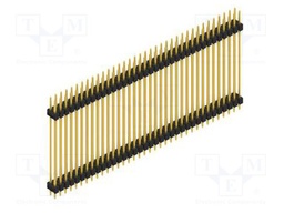 Connector: pin strips; pin header; male; PIN: 72; 2.54mm; THT; 2x36