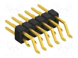 Connector: pin strips; pin header; male; PIN: 12; 2.54mm; SMT; 2x6