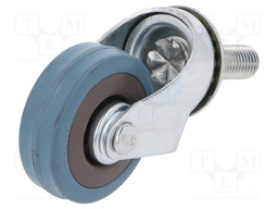 Transport wheel; Ø: 50mm; W: 17mm; H: 69mm; torsional,with lever