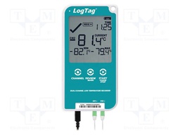 Data logger; temperature (external probe required); IP61; Ch: 2