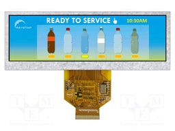 Display: TFT; 5.2"; 480x128; Illumin: LED; Dim: 140.4x49.87x3mm