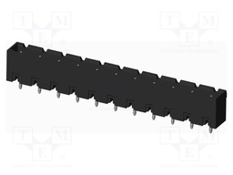 Connector: pluggable terminal block; socket; male; on PCBs