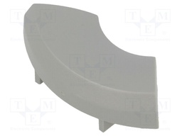 Button; grey; Mat: plastic